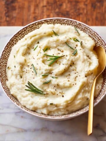 Garlic Mashed Cauliflower Recipe