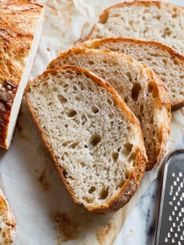 Rustic Italian Bread with Steel-Cut Oats and Flax Meal Recipe