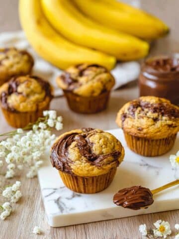 Nutella-Banana Muffins Recipe