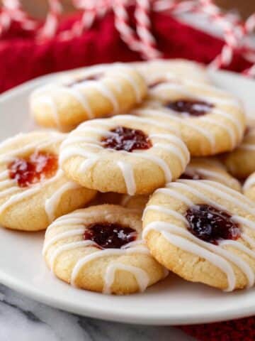 Apricot Raspberry Thumbprint Cookies Recipe