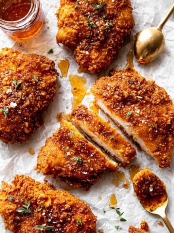 Baked Crunchy Hot Honey Chicken Recipe