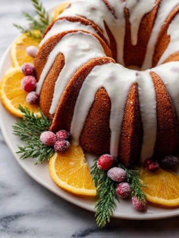 Cranberry Orange Bundt Cake Recipe