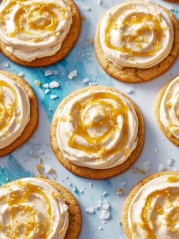 Sweet Cornbread Cookies with Honey Butter Frosting Recipe