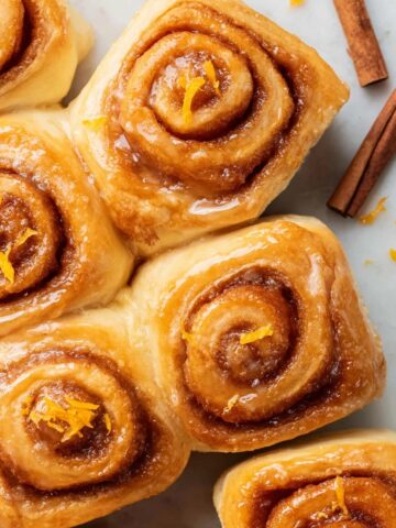 Glazed Orange Sweet Rolls Recipe