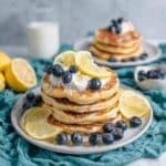 Fluffy Blueberry Lemon Pancakes Recipe