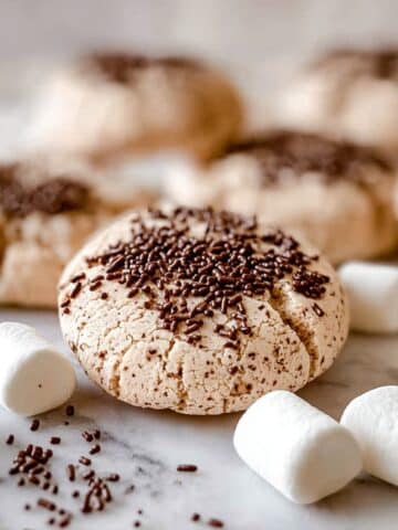 Hot Cocoa Meringue Cookies Recipe