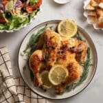 Lemon Rosemary Spatchcock Chicken Recipe