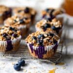 Baked Blueberry Oatmeal Cups Recipe