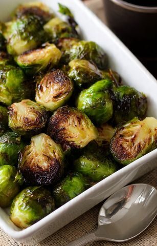 Balsamic Glazed Roasted Brussels Sprouts Recipe