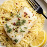 Poached Cod in Coconut Milk with Dill and Lemon Recipe