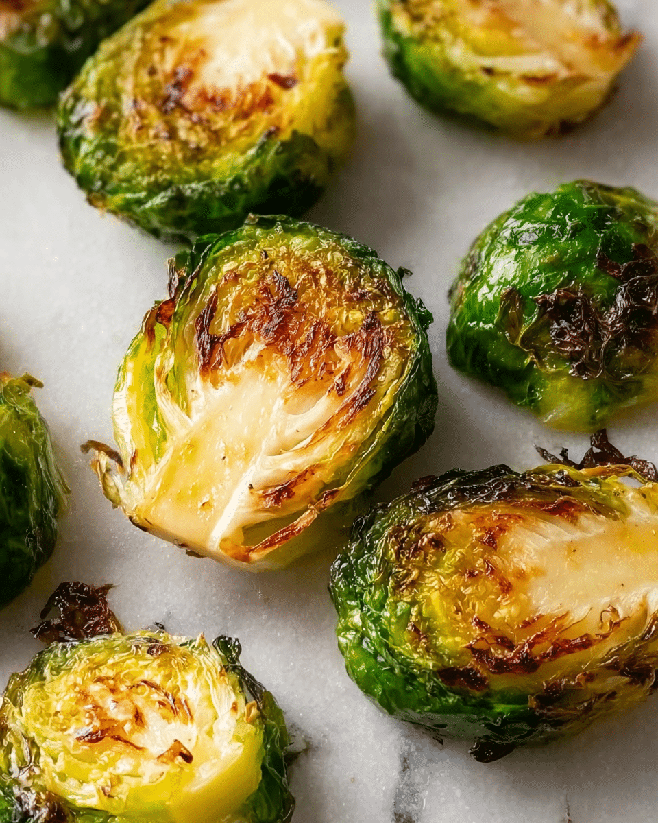 Balsamic Glazed Roasted Brussels Sprouts Recipe