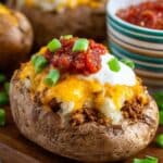 Double Stuffed Taco Potatoes Recipe