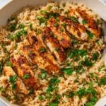 One Pan Chicken and Rice Dinner Recipe