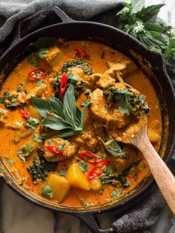 Thai Red Curry with Chicken and Pumpkin Recipe
