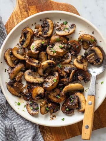 Air Fryer Mushrooms Recipe