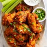 Crispy Gluten Free Chicken Wings with Buffalo Sauce Recipe