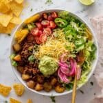 Crispy Potato Taco Bowls Recipe