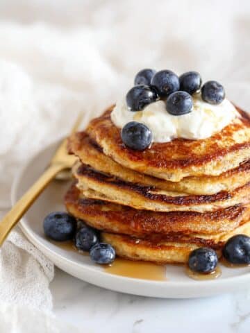 High Protein Cottage Cheese Pancakes Recipe
