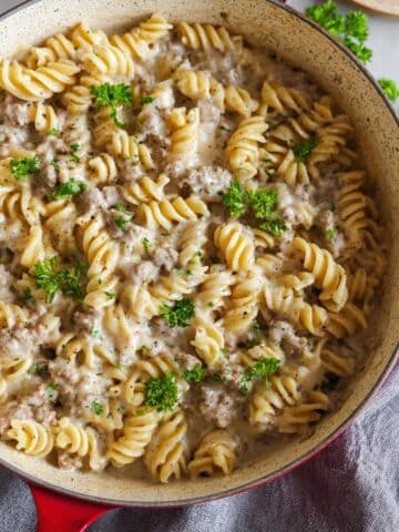 One Pot Beef Stroganoff Recipe