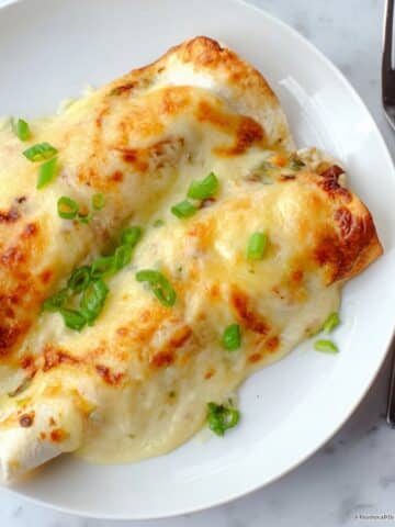 White Chicken Enchiladas Recipe