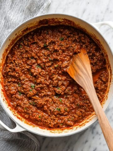 Super Easy Ground Beef Marinara Sauce - Ready in 30 Minutes Recipe