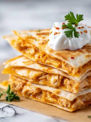 Taco Bell Chicken Quesadilla with Jalapeño Sauce Recipe
