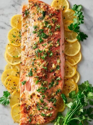 Oven-Baked Lemon Herb Honey Salmon Recipe
