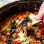 The Most Delicious Slow Cooker Taco Dip Recipe