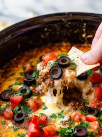 The Most Delicious Slow Cooker Taco Dip Recipe