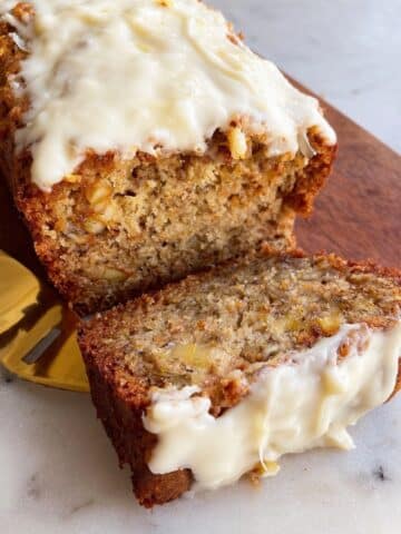 Cinnamon Roll Banana Bread Recipe