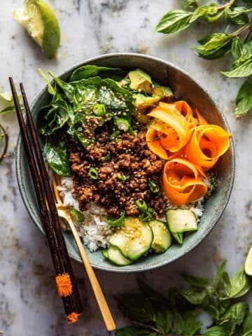 25 Minute Banh Mi Rice Bowls Recipe