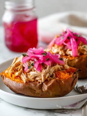 BBQ Chicken Stuffed Sweet Potatoes Recipe