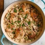 Creamy Mushroom Chicken and Rice Recipe
