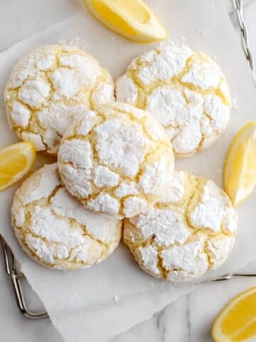 Lemon Crinkle Cookies Recipe
