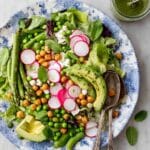 Bright Spring Salad with Asparagus, Peas, Feta, and Pistachios Recipe