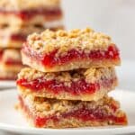 Raspberry Oatmeal Bars Recipe