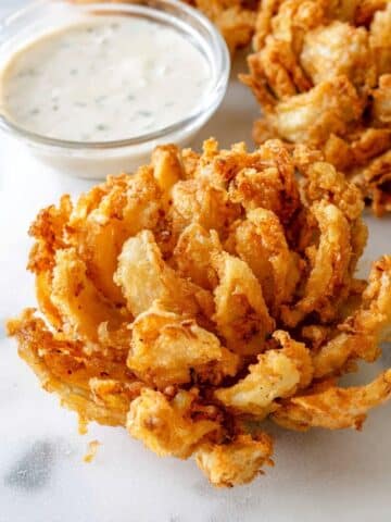 Blooming Onion with Spicy Dipping Sauce Recipe