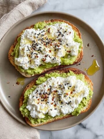 Creamy Cottage Cheese Avocado Toast Recipe