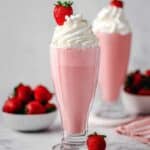 Creamy Strawberry Milkshake Recipe
