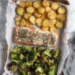 Everything Bagel Sheet Pan Salmon Recipe