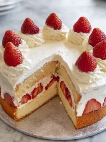 Japanese Strawberry Sponge Cake (Strawberry Shortcake) Recipe