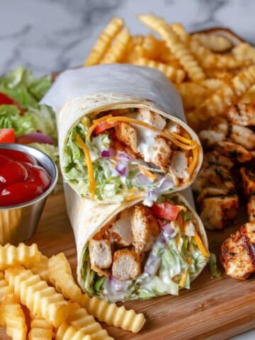 Grilled Chicken Wrap with Chipotle Mayo Recipe