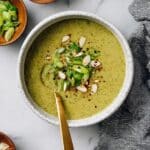 Creamy Broccoli and Red Lentil Soup Recipe