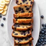Healthy Blueberry Banana Bread Recipe