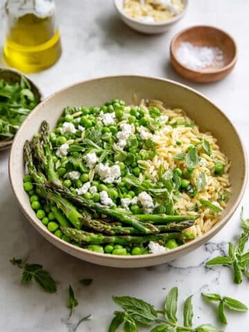 Fresh Spring Orzo Pasta Salad Recipe