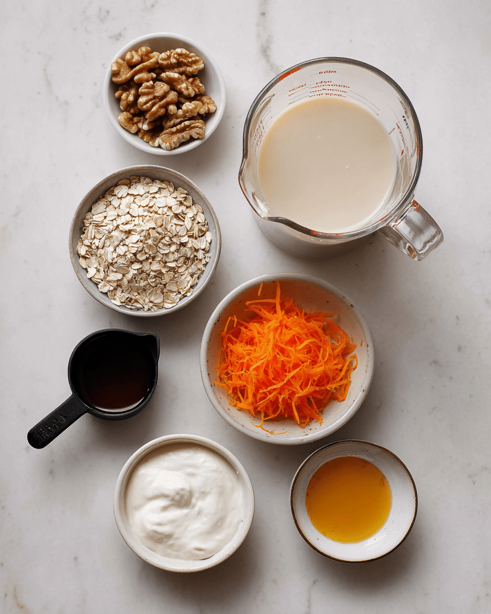 Carrot Cake Overnight Oats Recipe