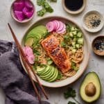 Miso Salmon Soba Noodle Bowl Recipe