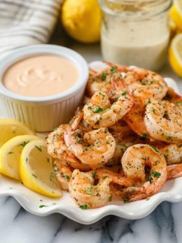 Air Fryer Shrimp with Old Bay and Lemon Recipe