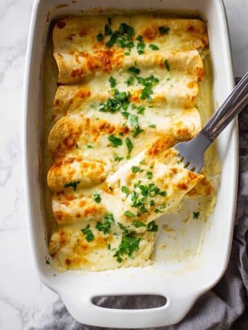 Creamy Poblano Enchiladas Recipe