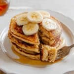 Banana Oat Pancakes Recipe